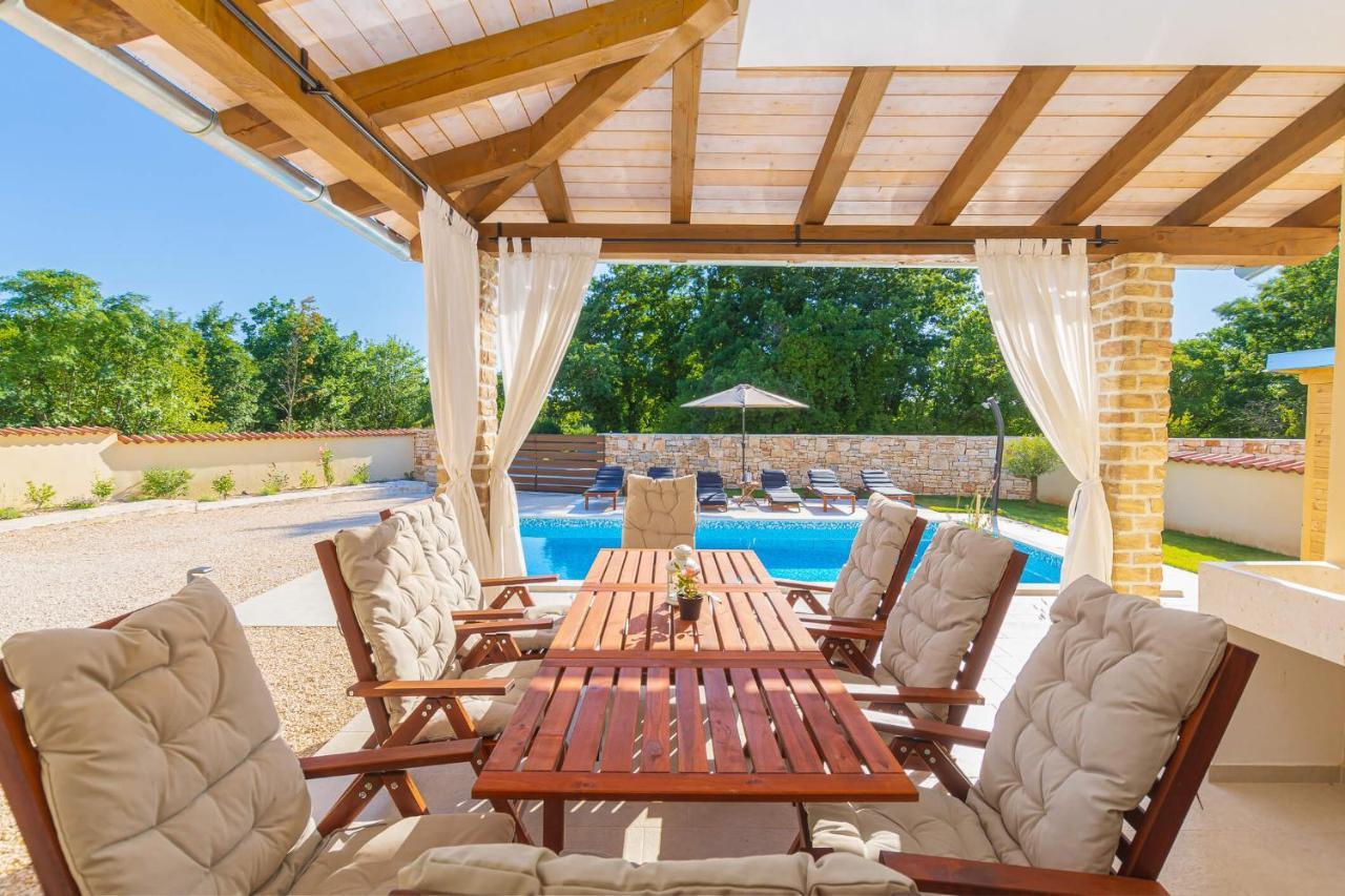 Villa David - Luxurious Secluded Villa With A Heated Pool Butkovići Екстериор снимка